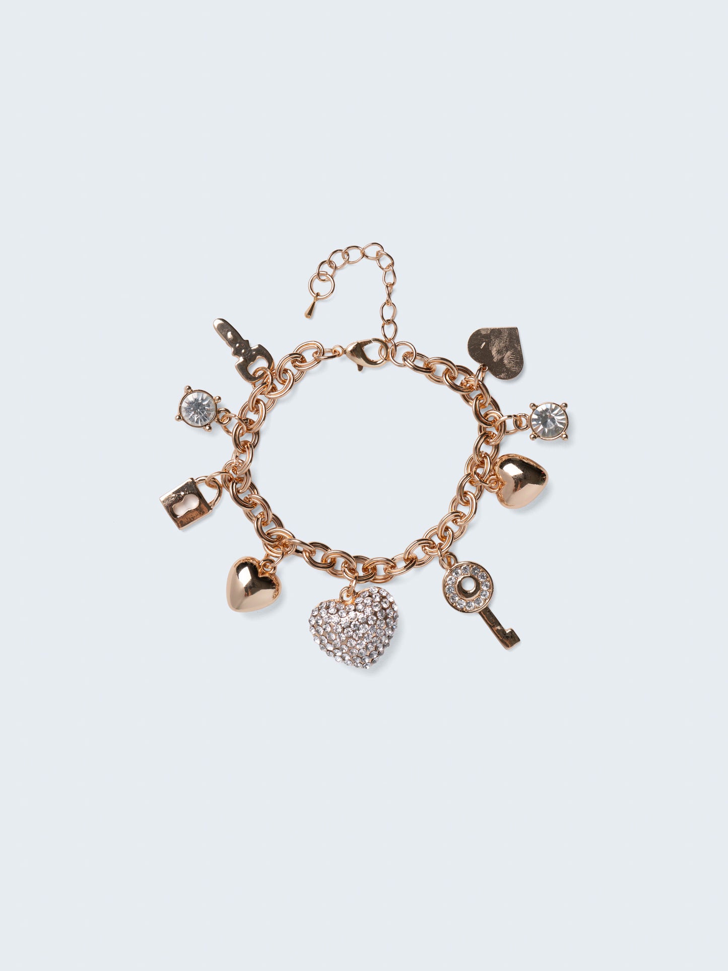 Love Locked Charm Bracelet