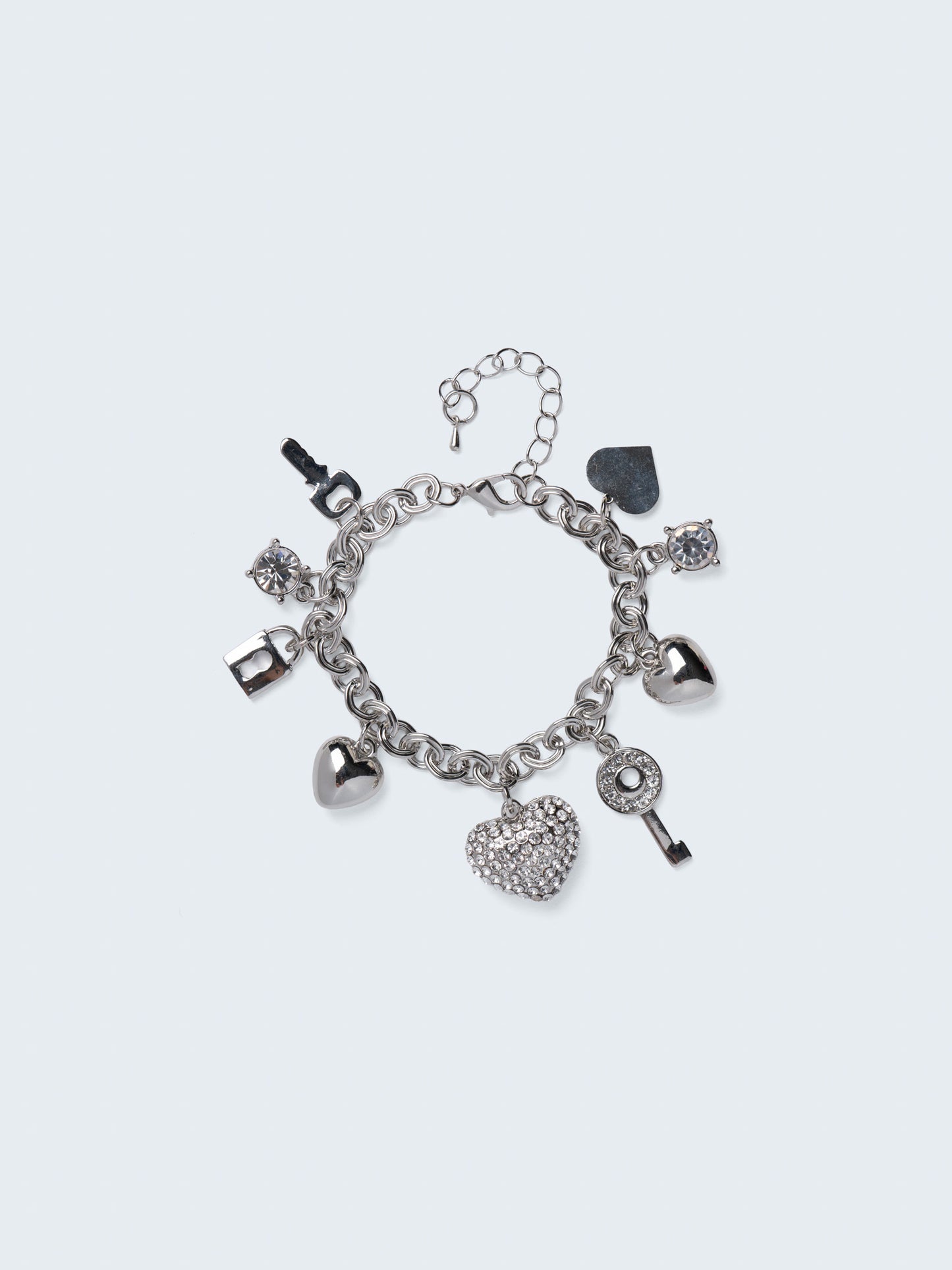 Love Locked Charm Bracelet