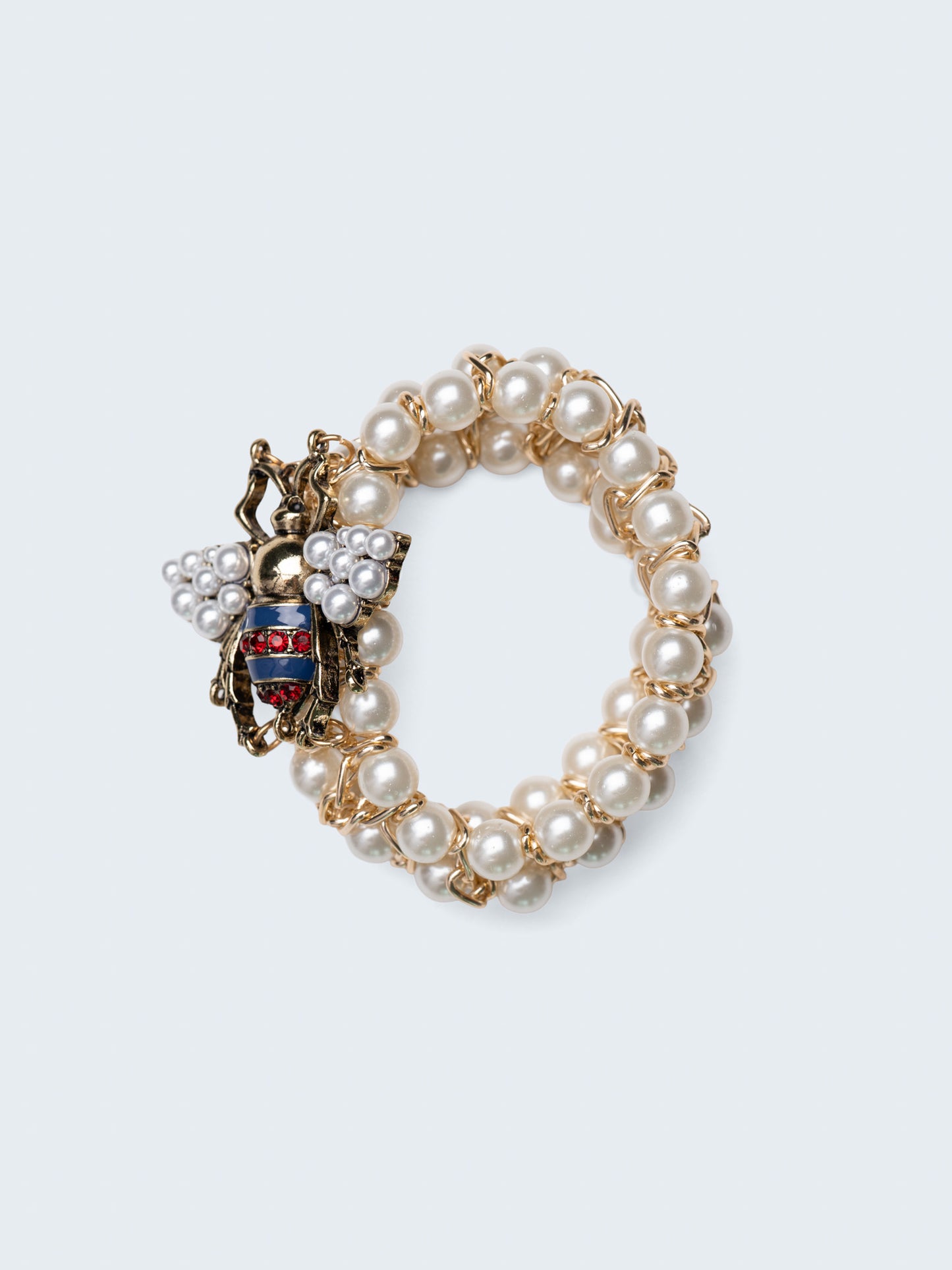 Queen Bee Pearl Stretch Bracelet