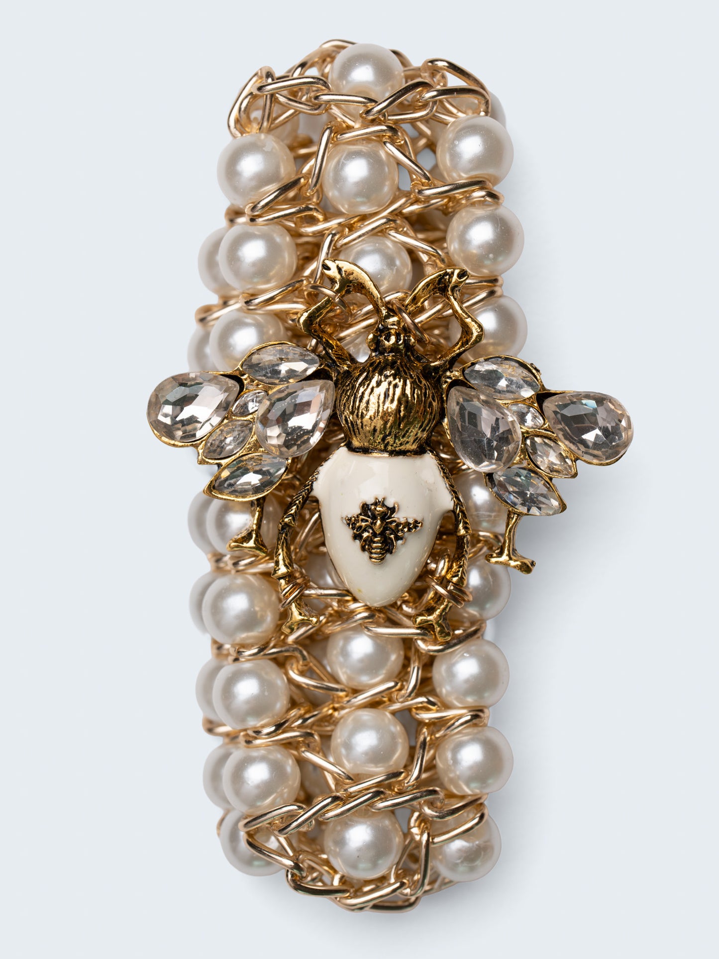 Queen Bee Pearl Stretch Bracelet