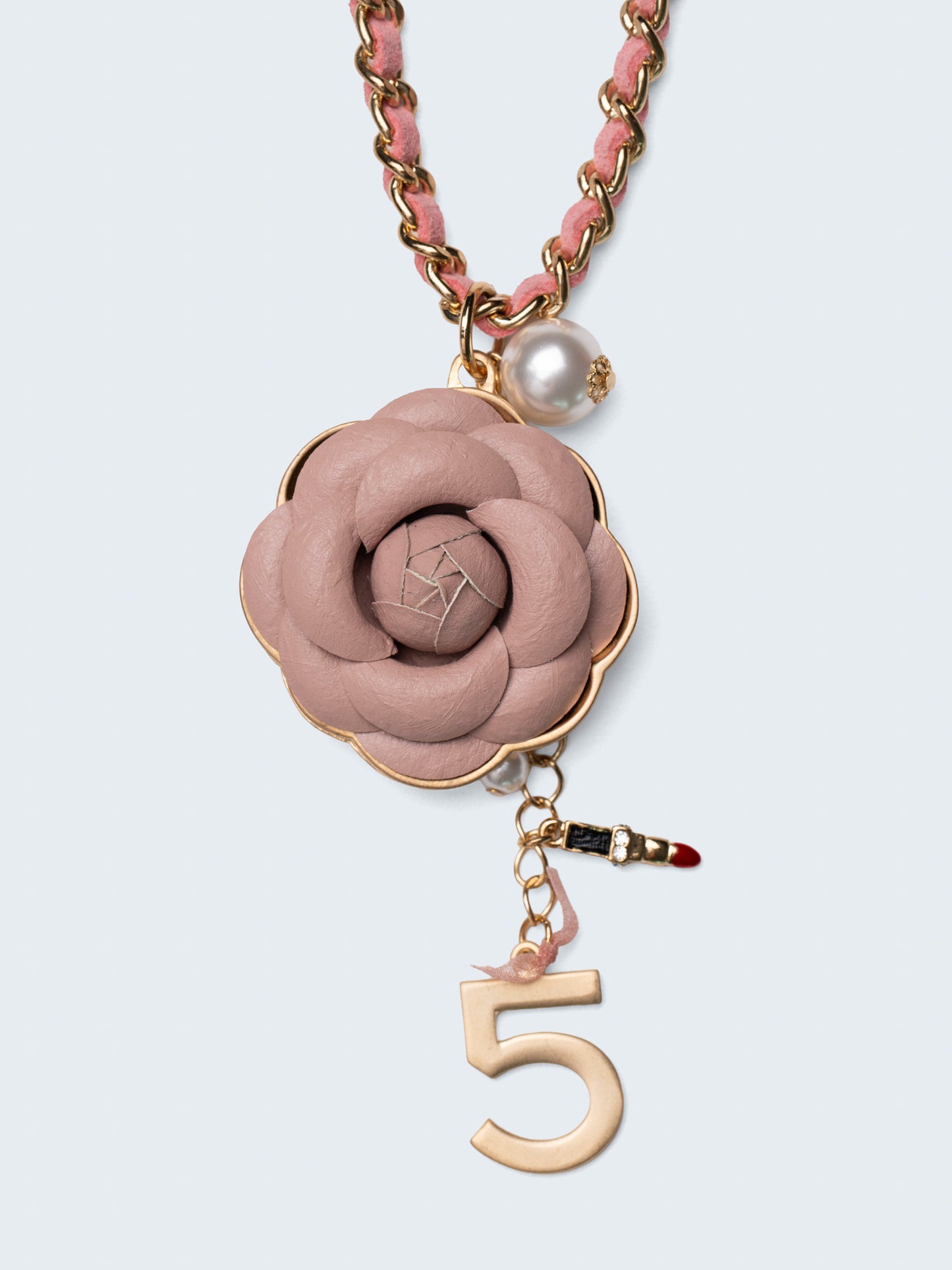 Edgy Feminine Camellia Necklace