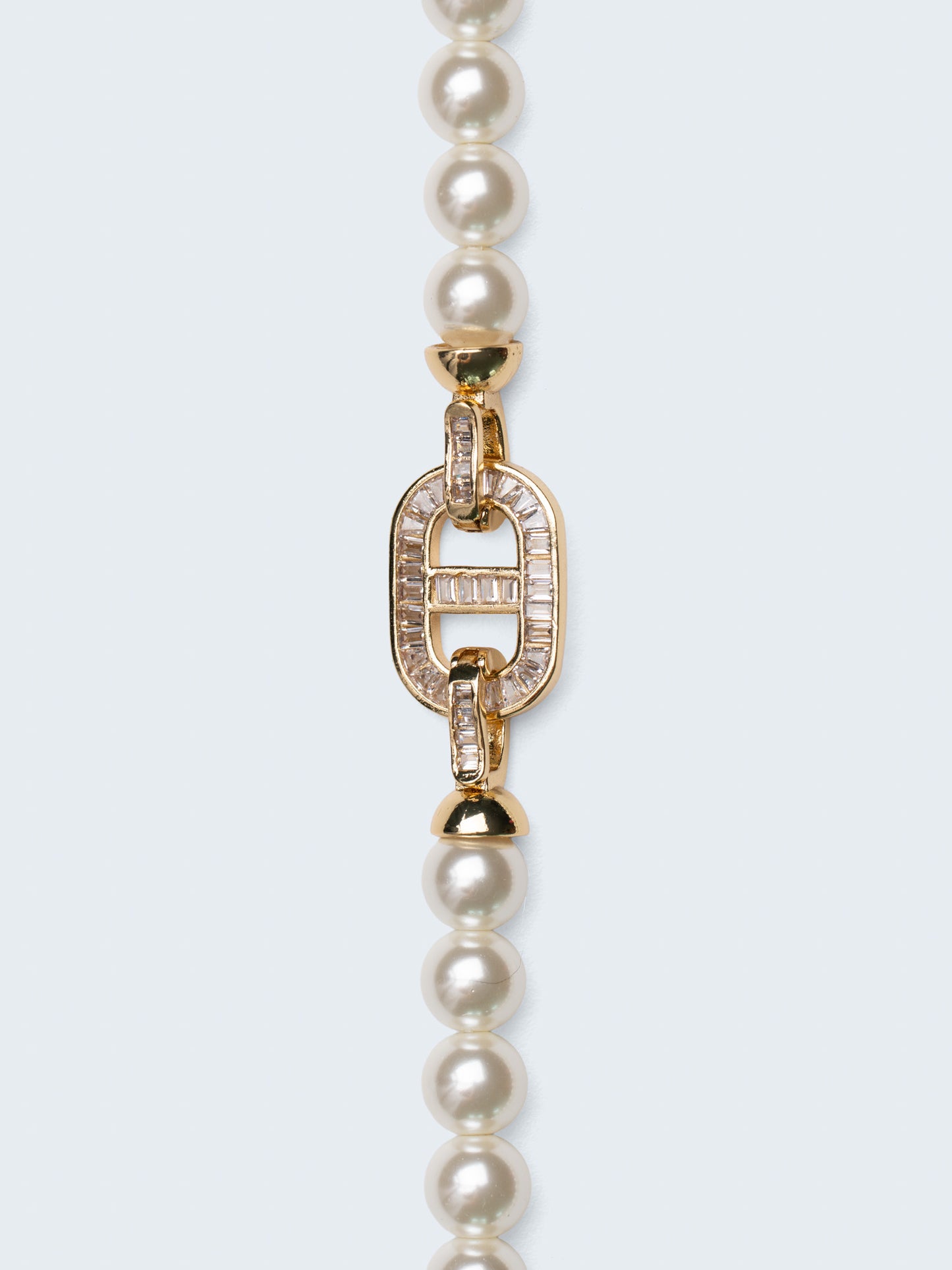 Infinity Link Pearl Princess Necklace