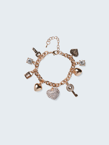 Love Locked Charm Bracelet
