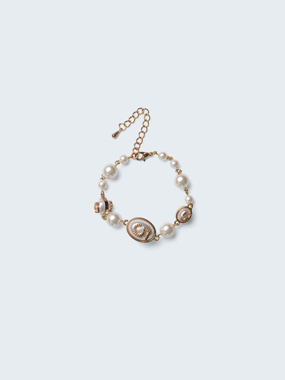 Pendant 5 Pearl Bracelet
