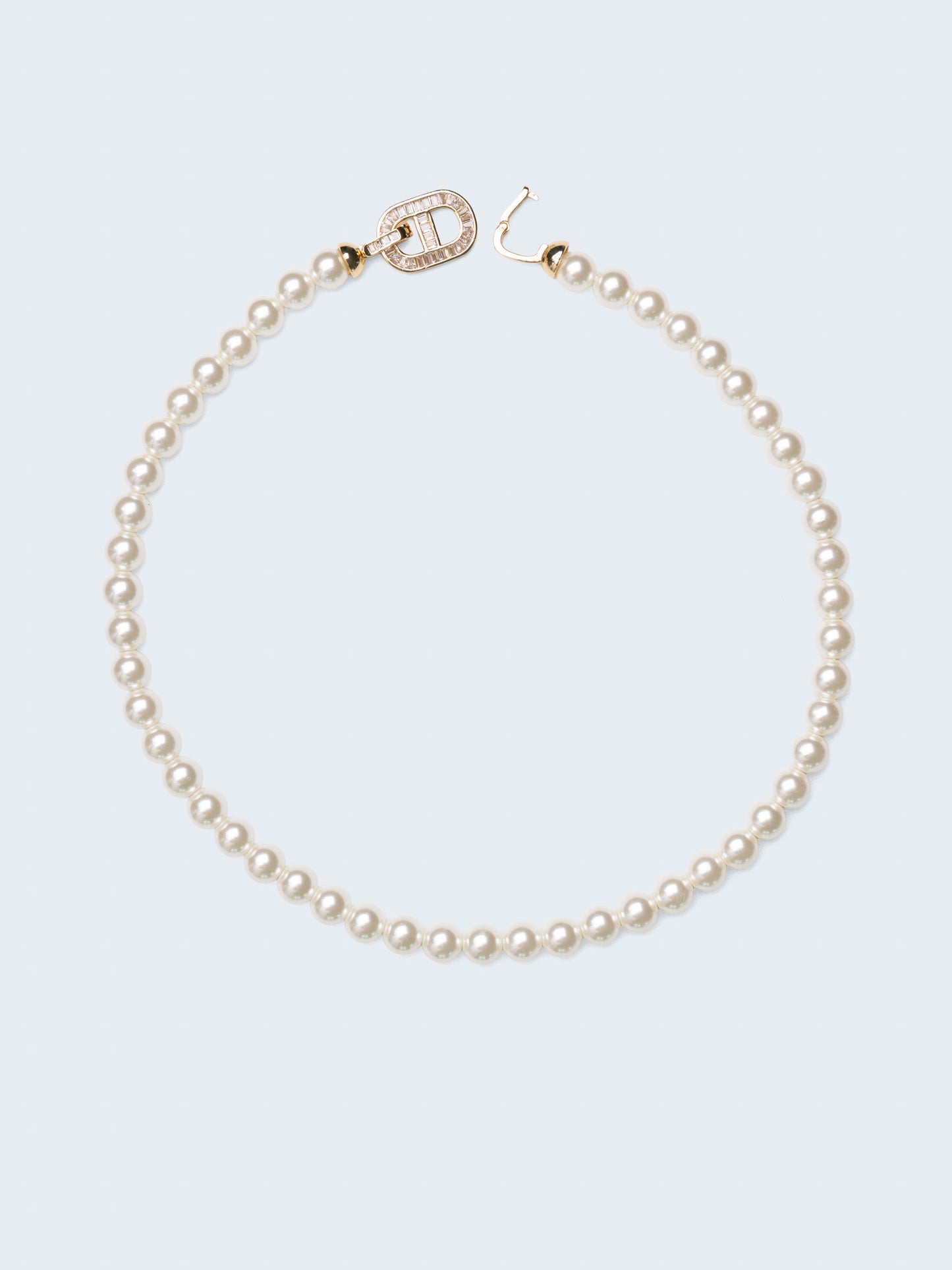 Infinity Link Pearl Princess Necklace