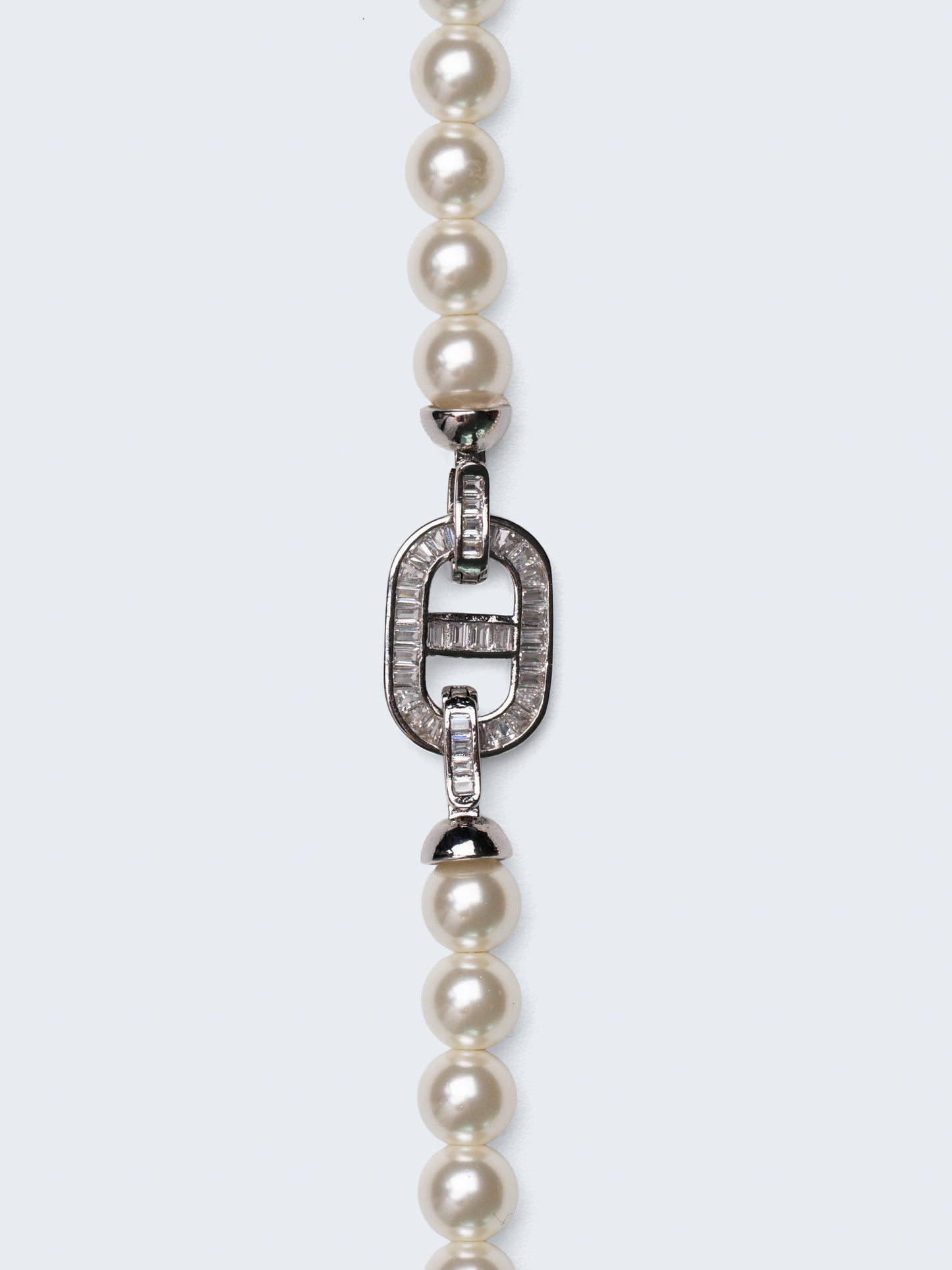 Infinity Link Pearl Princess Necklace