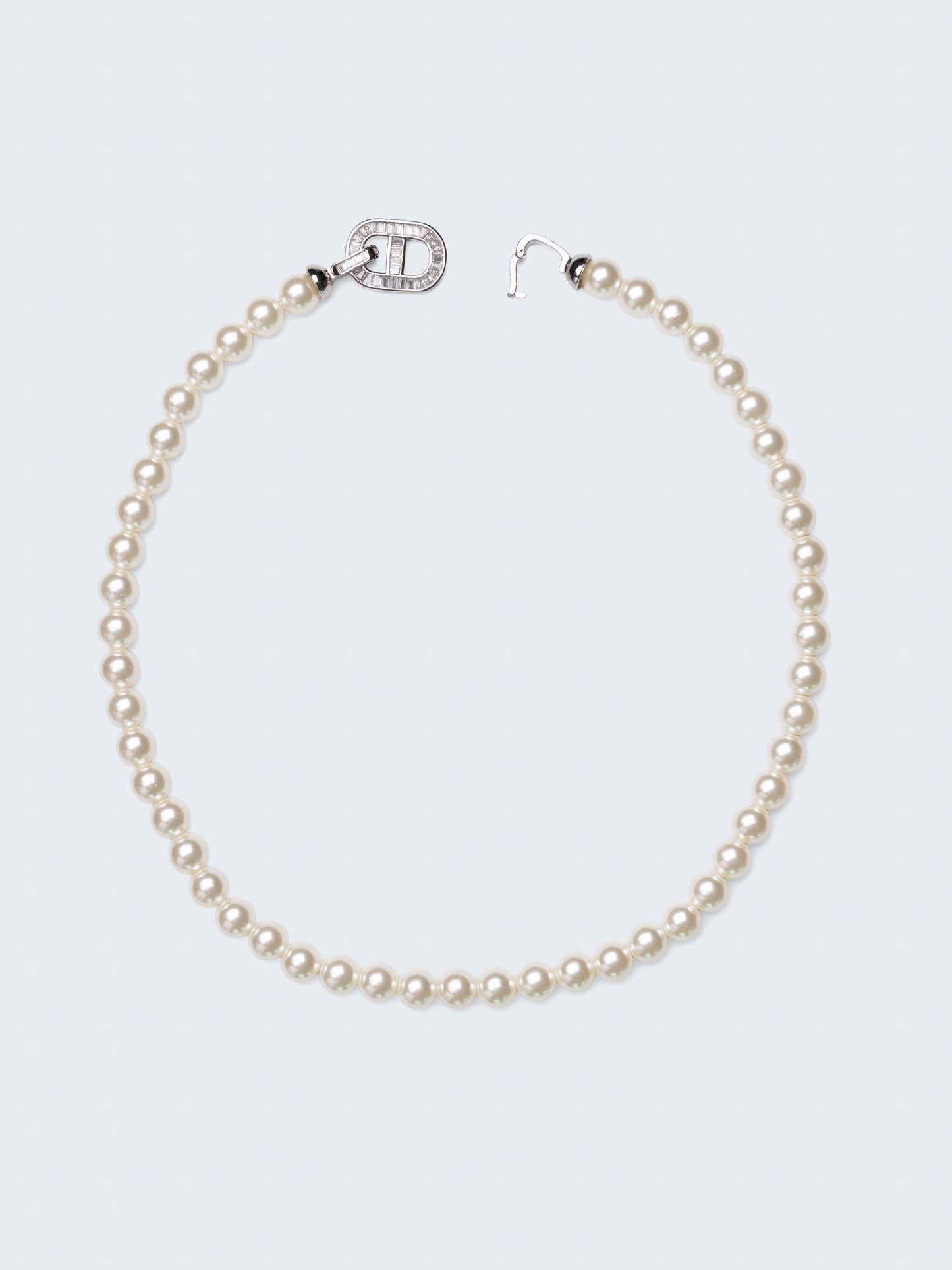 Infinity Link Pearl Princess Necklace