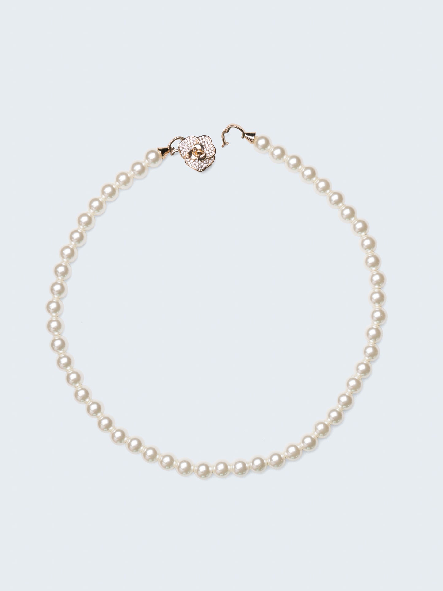 Rose Pearl Princess Necklace